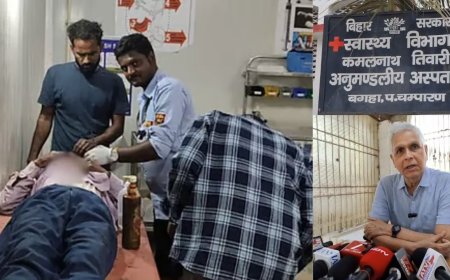 அரசு மருத்துவமனையில் நோயாளிக்கு சிகிச்சை பார்த்த செக்யூரிட்டி: சமூக வலைதளத்தில் வீடியோ வைரல்