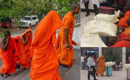 110 கிலோ போதைப்பொருள் கடத்தல்: 22 புத்தத்துறவிகள் இலங்கை விமானநிலையத்தில் கைது 