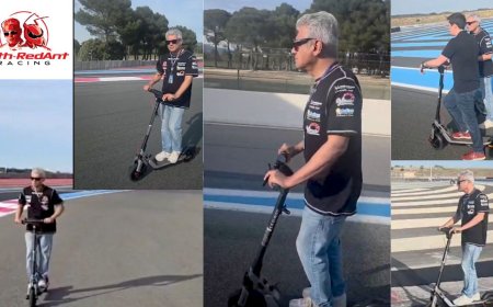 மே 2 சர்வதேச மோட்டார் ஸ்போர்ட்ஸ் சுற்று: பிரான்சில் ட்ராக்கை ஆய்வு செய்த அஜித் 