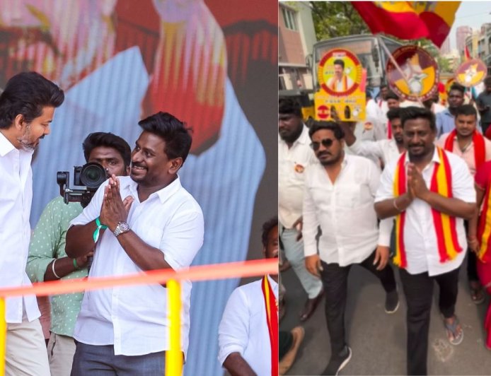 தவெக எழும்பூர் வேட்பாளர் ராஜ்மோகன் மீது போலீசார் வழக்கு பதிவு 