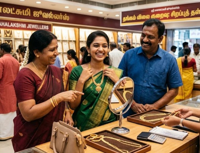 நகைப்பிரியர்களுக்கு மகிழ்ச்சியான செய்தி: தங்கம் சவரனுக்கு ரூ.320 குறைவு