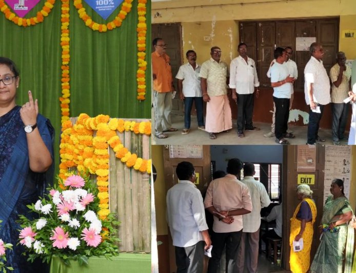 தமிழக சட்டமன்ற தேர்தல்: 9 மணி நிலவரப்படி 17.69 சதவிகிதம் வாக்குபதிவு