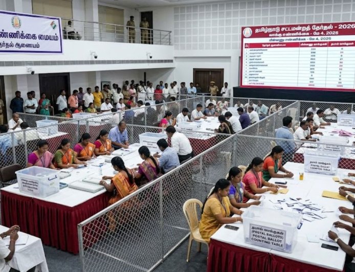 மே 4-ம் தேதி காலை  8 மணிக்கு வாக்கு எண்ணிகை தொடக்கம் : தேர்தல் ஆணையம் அறிவிப்பு 