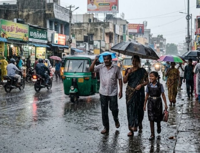 இன்று 10 மாவட்டம், நாளை 6 மாவட்டங்களுக்கு மழை வாய்ப்பு: வானிலை ஆய்வு மையம்