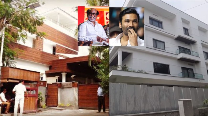 நடிகர் ரஜினிகாந்த் மற்றும் தனுஷ் வீட்டிற்கு வெடிகுண்டு மிரட்டல் 