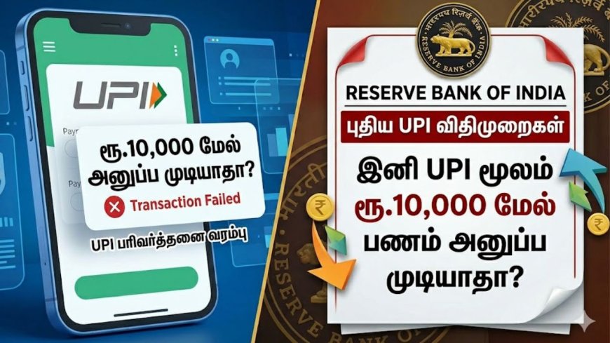 “UPI transaction” இனி ரூ.10 ஆயிரம் மேல் பணம் அனுப்ப முடியாது? RBI முக்கிய முடிவு 