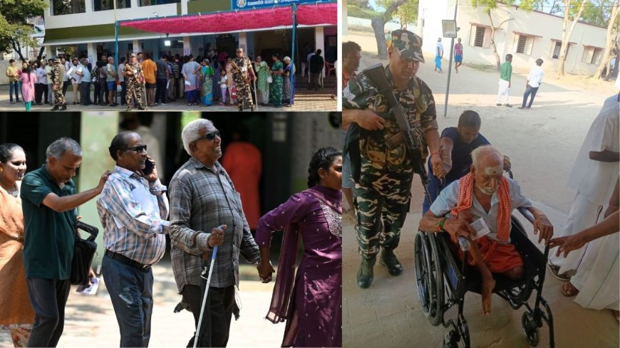 தமிழக சட்டமன்ற வாக்குப்பதிவு நிறைவு: கடந்த தேர்தலை விட கூடுதல் வாக்கு பதிவாக சாதனை 