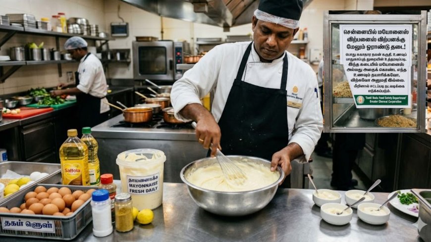 தமிழகத்தில் மயோனைஸ்-க்கு மேலும் ஒராண்டு தடை நீட்டிப்பு 