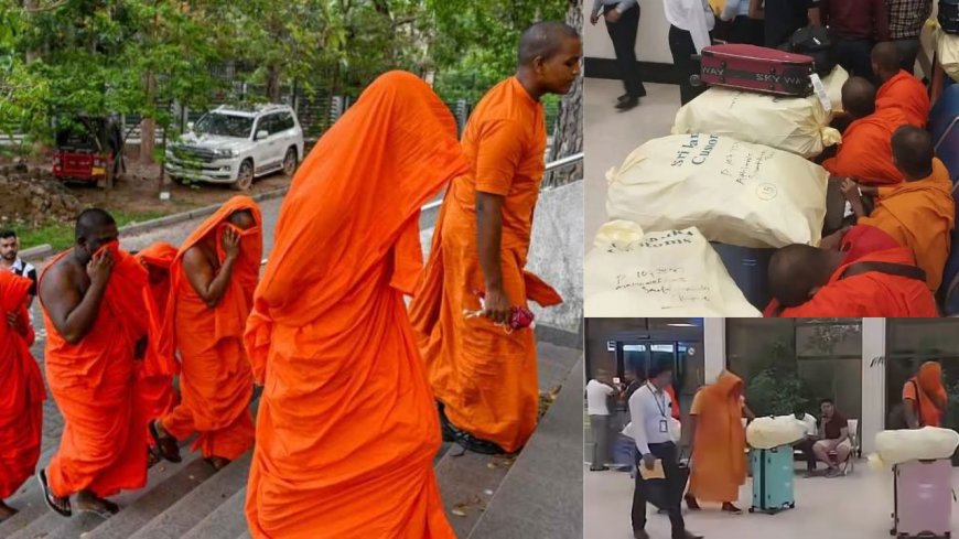 110 கிலோ போதைப்பொருள் கடத்தல்: 22 புத்தத்துறவிகள் இலங்கை விமானநிலையத்தில் கைது 