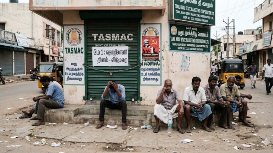 மதுப்பிரியர்களே உஷாராயிருங்க : மே 1-ம் தேதி டாஸ்மாக் விடுமுறை