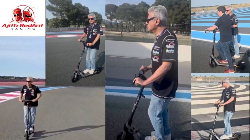 மே 2 சர்வதேச மோட்டார் ஸ்போர்ட்ஸ் சுற்று: பிரான்சில் ட்ராக்கை ஆய்வு செய்த அஜித் 