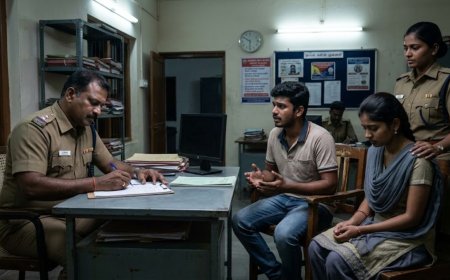 காதலனுடன் காரில் இருந்த பெண்ணிடம் பணம் பறிப்பு, பாலியல் சீண்டல்: காவலர் அதிரடி  கைது 