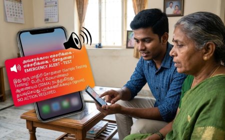 செல்போனில் சைரன் சத்தம் வந்தால் பயப்பட வேண்டாம் : பேரிடர் மேலாண்மை ஆணையம் அறிவுறுத்தல்