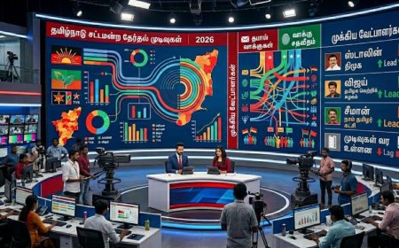 சட்டமன்ற தேர்தல் தபால் வாக்குகள் : திமுக முன்னிலை, திருச்சி கிழக்கு விஜய் பின்னடைவு 