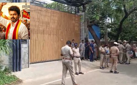 தமிழகத் தேர்தல் களம்: 101 தொகுதிகளில் தவெக முன்னிலை - விஜய் வீட்டில் போலீஸ் குவிப்பு!