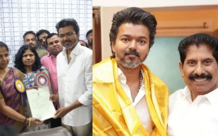 ராஜினாமா செய்கிறார் விஜய்  ?  திருச்சி கிழக்கு தொகுதி புதிய வேட்பாளர்   கு.ப.கிருஷ்ணன் 