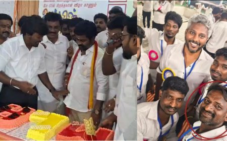 வாளில் கேக் வெட்டிய எம்எல்ஏ, பெண்ணுக்கு பாலியல்: ஆட்சி அமைவதற்கு முன்பாகவே அட்ராசிட்டி ஆரம்பித்த தவெக