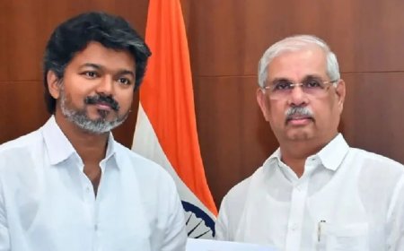 இன்று மாலை 4.30 மணிக்கு ஆளுநரை சந்திக்கிறார் விஜய்