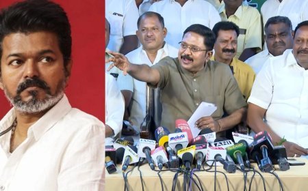 தவெக அறிவு ஜீவிகள் தமிழக மக்களை ஏமாற்ற முடியாது, விஜய் போர்ஜரி செய்கிறார் : டிடிவி தினகரன் கடும் தாக்கு 