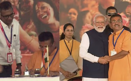 மேற்கு வங்க முதல்வராக சுவேந்து அதிகாரி பதவியேற்பு: பிரதமர் மோடி, அமித்ஷா பங்கேற்பு 