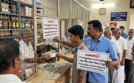 21 வயதுக்குக் கீழ் உள்ளவர்களுக்கு இனி டாஸ்மாக்கில் சரக்கு இல்லை