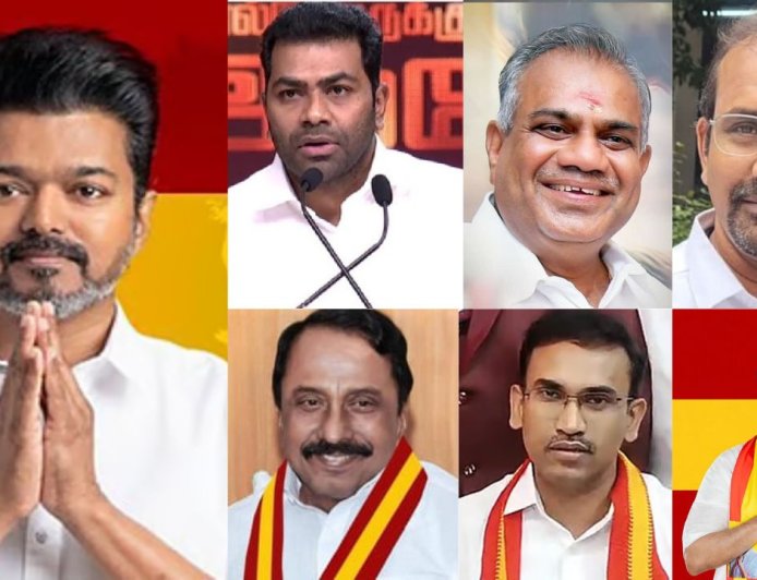 விஜய் அமைச்சரவையில் இடம் பெற போகும்  20 பேர் அமைச்சர்கள் யார் யார் ?