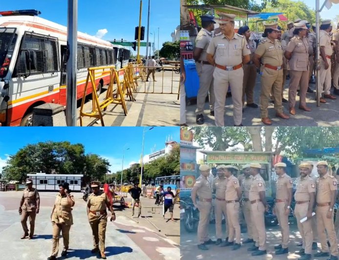 ஆட்சி அமைவதில் தாமதம்:  மெரினாவில் போராட்டத்திற்கு தயாராகும் தவெக, அலார்ட் ஆன  போலீஸ் 