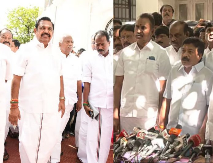உட்கட்சி மோதல் உச்சகட்டம்: ஈபிஎஸ், சிவி சண்முகம் ஆதரவு எம்எல்ஏக்களுடன் தனிதனியே ஆலோசனை 