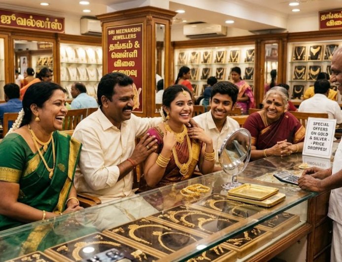 லேடீஸ் ஹாப்பி அண்ணாச்சி! தங்கம் சவரனுக்கு ரூ.120 குறைவு 