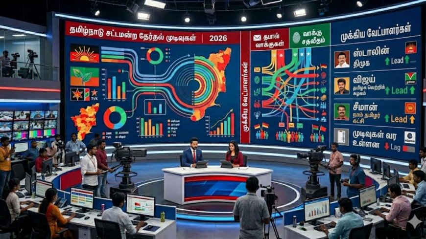 சட்டமன்ற தேர்தல் தபால் வாக்குகள் : திமுக முன்னிலை, திருச்சி கிழக்கு விஜய் பின்னடைவு 