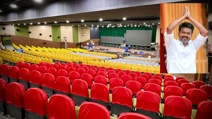 முதல்வராக விஜய் மே 7-ம் தேதி பதவியேற்பு: கலைவாணர் அரங்கில் பதவியேற்பு விழா 
