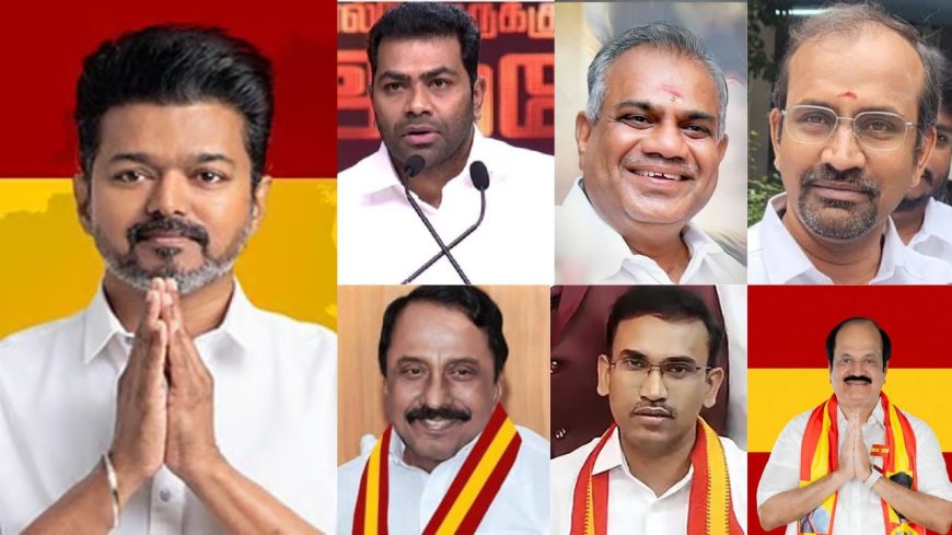 விஜய் அமைச்சரவையில் இடம் பெற போகும்  20 பேர் அமைச்சர்கள் யார் யார் ?