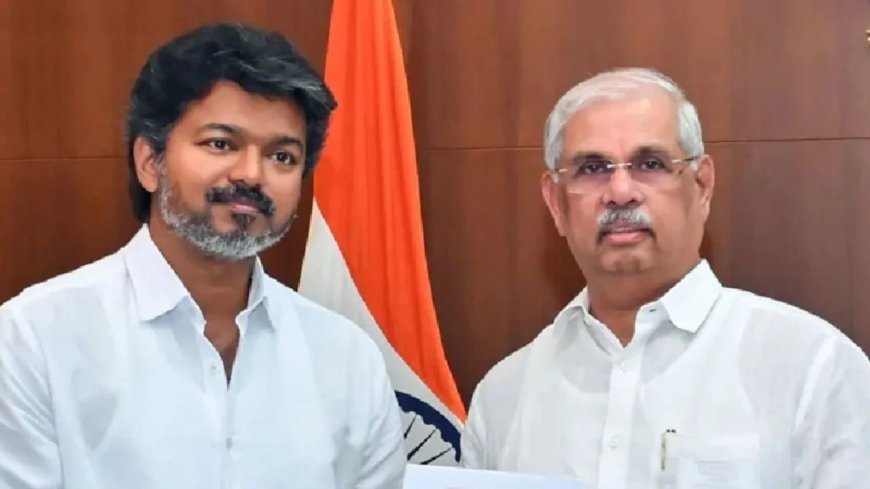 இன்று மாலை 4.30 மணிக்கு ஆளுநரை சந்திக்கிறார் விஜய்