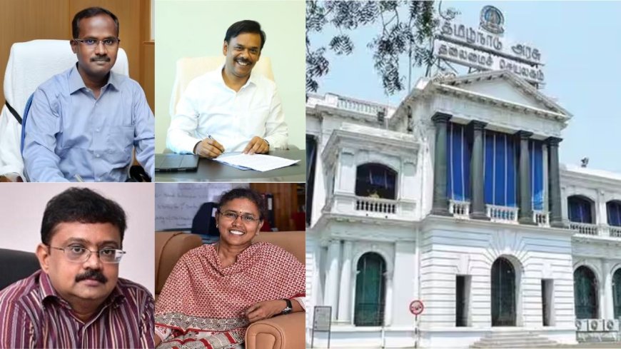 முதல்வரின் தனிசெயலாளர்களாக அண்ணாதுரை, விஷ்ணு நியமனம்:  உதயசந்திரன், அமுதா காத்திருப்போர் பட்டியலுக்கு மாற்றம் 
