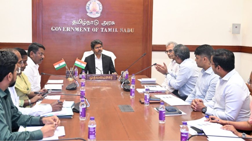 பரந்தூர் விமான நிலைய விவகாரம்: முதல்வர் விஜய் அதிகாரிகளுடன் ஆலோசனை