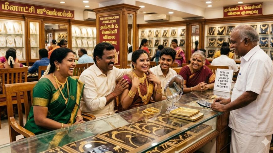 லேடீஸ் ஹாப்பி அண்ணாச்சி! தங்கம் சவரனுக்கு ரூ.120 குறைவு 