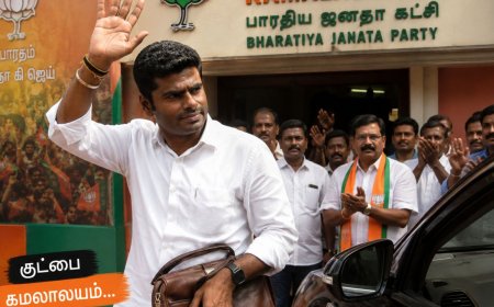 பாஜகவில் இருந்து விலகினார் அண்ணாமலை ? ஜூன் 4-ல் 'மக்கள் சக்தி இயக்கம்' கட்சியை அறிவிக்கிறார்!