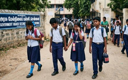 லீவு எல்லாம் ஓவர், நாளை முதல் ஸ்கூல் ஓபன்: வகுப்புகள் சுத்தம் செய்யும் பணி தீவிரம் 