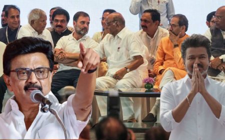 INDI கூட்டணியில் தவெக? விலகும் திமுக? அறிவாலயம் அப்டேட்ஸ்..!