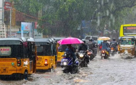 வெயிலுக்கு குட்பை ! சென்னையில் நாளை கனமழை பெய்யும், 3 மாவட்டங்களுக்கு ஆரஞ்ச் அலார்ட் : வானிலை ஆய்வு மையம் 