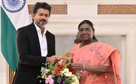 ஜனாதிபதி, துணை ஜனாதிபதியுடன் முதல்வர் விஜய் சந்திப்பு 