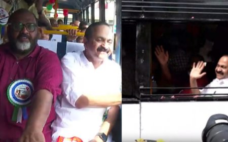 கேரளம் மகளிருக்கான இலவச பேருந்து திட்டம்: முதல்வர் சதீசன் தொடங்கி வைத்தார்.