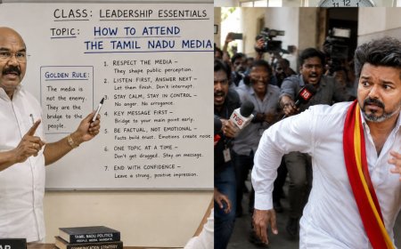 மீடியாவை எப்படி சந்திப்பது? விஜய்க்கு  பாடம்  எடுத்த ஜெயக்குமார்..!