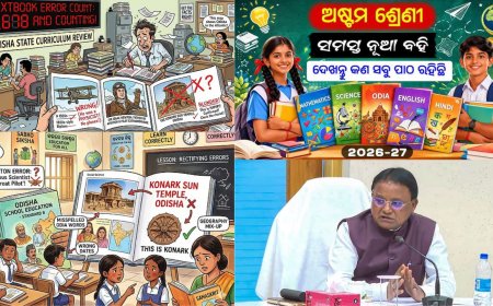 ஒடிசா அரசு பள்ளி பாடப்புத்தகத்தில் 1,678 கரெக்ஷன் : மாணவர்கள், பெற்றோர், கல்வியாளர்கள் அதிர்ச்சி 