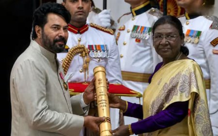 மம்முட்டி, மாதவன், ரோகித் சர்மா ஆகியோருக்கு பத்ம விருதுகள்: ஜனாதிபதி திரவுபதி முர்மு வழங்கினார்