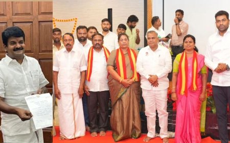 6 தொகுதிகளுக்கு இடைத்தேர்தல்:  'சீட்' பெற தமிழக வெற்றிக் கழகத்தில் கடும் போட்டி 