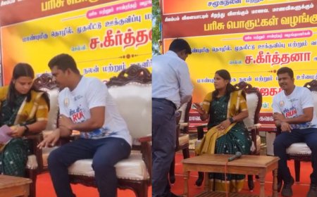 விருதுநகர் அரசு விழாவில் பரபரப்பு. பேனர் விவகாரத்தில் அமைச்சர் ஜெகதீஸ்வரி ஆவேசம்!