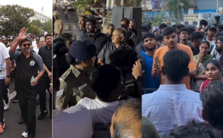 முதல்வர் விஜய் கலந்து கொண்ட மாரத்தான் நிகழ்ச்சி: காவல் அதிகாரிகளுடன் பொதுமக்கள் வாக்குவாதம் 