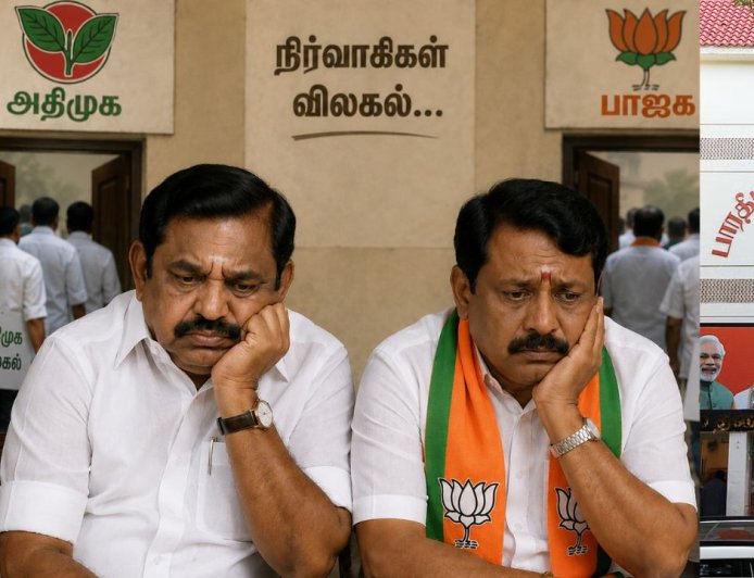 அடுத்தடுத்து விலகும் நிர்வாகிகள்: தடுக்க முடியாமல் தத்தளிக்கும் அதிமுக பாஜக