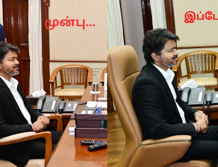 நாற்காலி டூ அதி நவீன குசன் சேர்:  தலைமை செயலகத்தில் முதல்வர் அறையில் திடீர் மாற்றம்